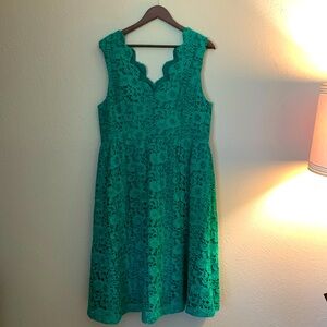 ModCloth Lace Overlay Evening Out Dress